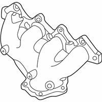 OEM 2000 Kia Sephia Exhaust Manifold Assembly - 285112Y200