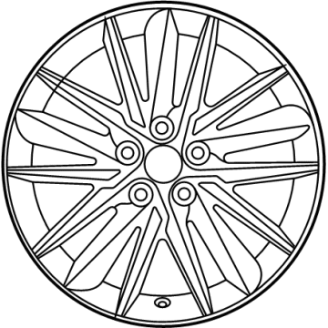 OEM 2021 Toyota Camry Wheel, Alloy - 42611-06J50