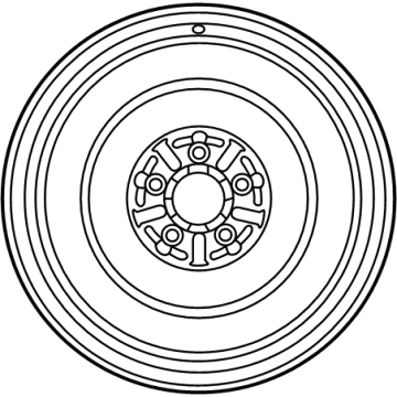 OEM 2021 Toyota Camry Wheel, Spare - 42611-42471