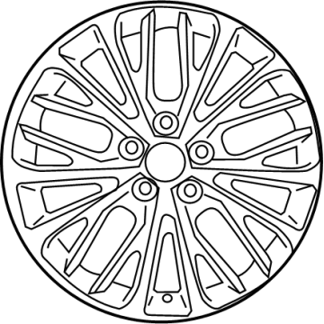 OEM 2022 Toyota Camry Wheel, Alloy - 42611-06J00