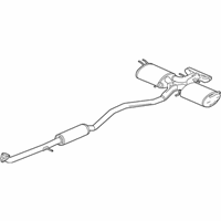 OEM Honda Muffler, Exhuast - 18307-TBF-A03