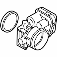 OEM 2004 BMW 330i Throttle Body - 13-54-7-502-445