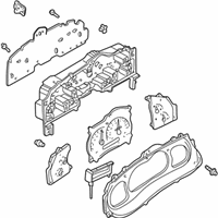 OEM 2002 Ford Explorer Sport Instrument Cluster - 1L2Z10849LA