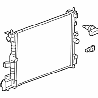 OEM 2019 Cadillac CT6 Radiator - 84418804