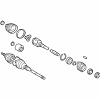 OEM 2011 Lexus HS250h Shaft Assembly, Front Drive - 43410-75011