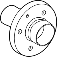 OEM 2017 BMW 550i GT xDrive Drive Flange Hub - 33-00-6-867-806