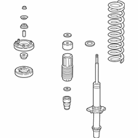 OEM 2001 Acura CL Shock Absorber Assembly, Right Front - 51601-S3M-A11