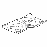 OEM 2017 Acura RDX Panel Set, Rear Floor - 04655-TX4-A00ZZ
