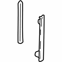 OEM 2002 Hyundai Santa Fe Channel Assembly-Front Door Rear, R - 82560-26000