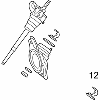 OEM 2013 Infiniti M56 Shaft Assy-Steering Column, Lower - 48822-1MU0A