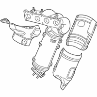 OEM Jeep Exhaust And Catalytic Converter - 68462609AA