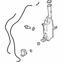 OEM Hyundai Reservoir & Pump Assembly-Washer - 98610-S2000