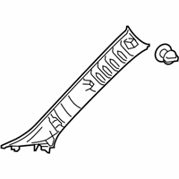 OEM Scion Windshield Pillar Trim - 62210-12100-B0
