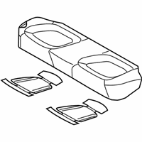 OEM 2011 Kia Optima Cushion Assembly-Rear Seat - 891002T880AK2