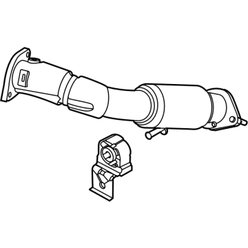 OEM Hyundai Sonata Front Muffler Assembly - 28610-L0000