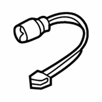 OEM BMW 325xi Brake Pad Wear Sensor Rear - 34-35-1-164-372