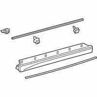 OEM 2022 Lexus UX250h MOULDING Sub-Assembly, F - 75071-76010