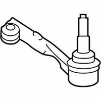 OEM BMW X6 Steering Tie Rod End Left - 32-10-6-863-858