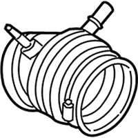 OEM 2017 Ford Transit Connect Air Inlet Tube - CJ5Z-9B659-A