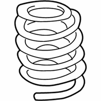 OEM 2009 Chrysler Aspen Rear Coil Spring - 68038801AB