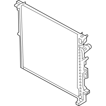 OEM 2021 BMW X6 RADIATOR - 17-11-8-089-724