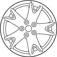 OEM 2013 Nissan Rogue Aluminum Wheel - D0300-3UB1A