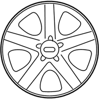 OEM 2010 Hyundai Tucson Wheel Hub Cap Assembly - 52960-2S100