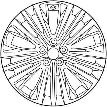 OEM 2021 Toyota Venza Wheel, Alloy - 4261A-48290