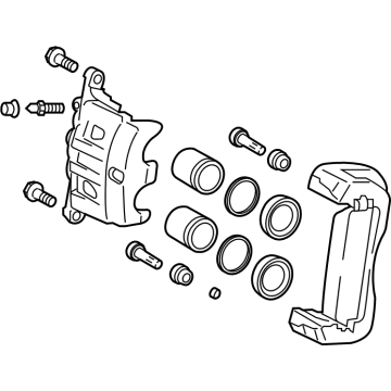 OEM Toyota Sienna Caliper Assembly - 47730-08040