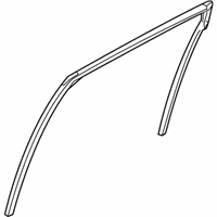 OEM Nissan Glass Run-Rear Door Window RH - 82330-5AA0D