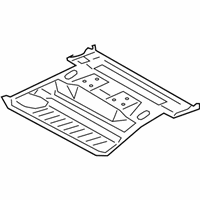 OEM 2019 Toyota RAV4 Center Floor Pan - 58211-0R040