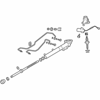 OEM 2006 Infiniti Q45 Power Steering Gear Assembly - 49200-AR22A