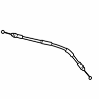 OEM Lexus Cable Assembly, Front Door - 69710-60040