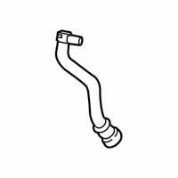 OEM BMW X1 Transmission Oil Heat Exchanger Hose - 17-12-7-617-381