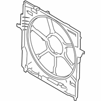 OEM BMW 750Li Fan Shroud - 17-11-7-611-348