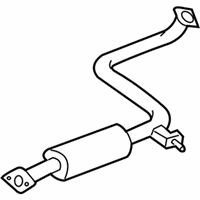 OEM 2002 Nissan Maxima Exhaust, Sub Muffler Assembly - 20300-3Y700