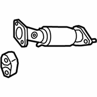 OEM 2019 Kia Rio Front Muffler Assembly - 28610H9200