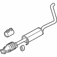 OEM Kia Rio Center Muffler Complete - 28600H9200