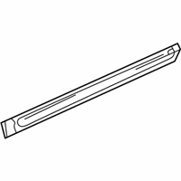 OEM 2004 Hyundai Elantra Moulding Assembly-Rear Door Waist Line, RH - 87722-2D500