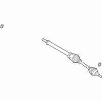 OEM 2019 Lincoln Nautilus Axle Assembly - K2GZ-3B436-C