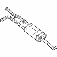 OEM 2016 Nissan NV3500 Exhaust Muffler Assembly - 20100-9JK0A