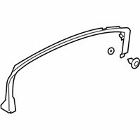 OEM 2013 Lincoln MKZ Window Molding - DP5Z-5451753-AB