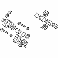 OEM 2019 Kia Sportage Brake Assembly-Rear Wheel - 58210D9750