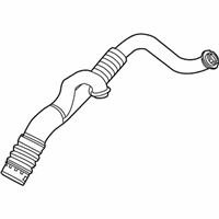 OEM BMW 335i Charge-Air Duct - 11-65-7-556-551