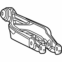 OEM 2020 Lexus RC F Rear Suspension Control Arm Assembly, No.2 Left - 48740-24011