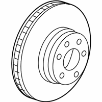 OEM 2008 BMW X5 Brake Disc, Ventilated - 34-11-6-886-477
