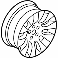 OEM 2006 BMW 750i Light Alloy Rim - 36-11-6-753-237