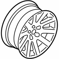 OEM 2006 BMW 750i Light Alloy Rim - 36-11-6-753-242