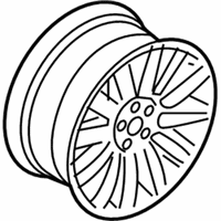 OEM 2006 BMW 750i Light Alloy Rim - 36-11-6-764-864