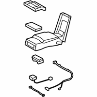 OEM 2008 Lexus LS460 Rear Seat Armrest Assembly, Center - 72830-50C70-A2